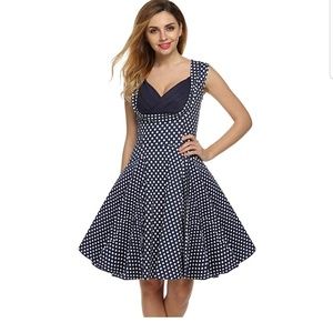 Low cut Skater Dress